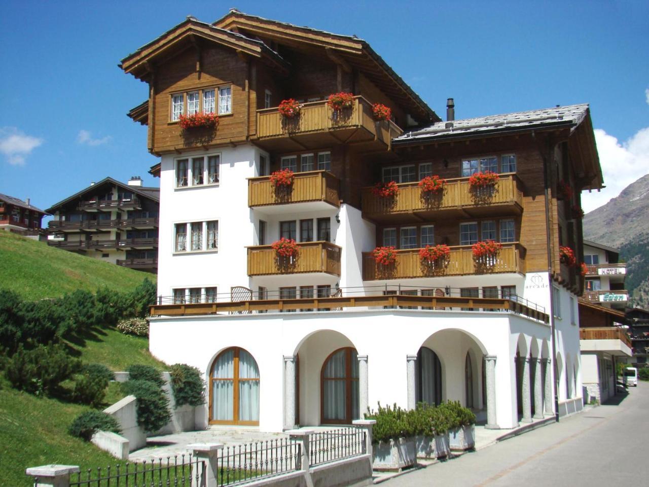 Arcade Apartments & Spa Saas Fee Exterior foto
